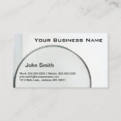 Vergrootglas Detective Onderzoeker Visitekaartje (Voorkant)