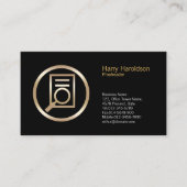 Vergrootglas Document Proofreader BusinessCard Visitekaartje (Voorkant)