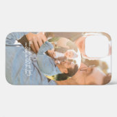 Vergrootglas Foto Collage Eenvoudig Rond Frame Case-Mate iPhone Case (Achterkant (horizontaal))