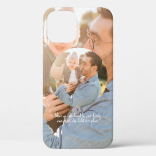 Vergrootglas Foto Collage Eenvoudig Rond Frame Case-Mate iPhone Case