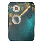 Vergrootglas in Steampunk-stijl Badmat (Voorkant Verticaal)