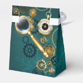 Vergrootglas in Steampunk-stijl Bedankdoosjes (Achterkant)