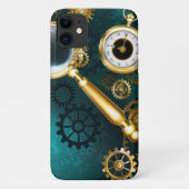 Vergrootglas in Steampunk stijl Case-Mate iPhone Case (Achterkant)
