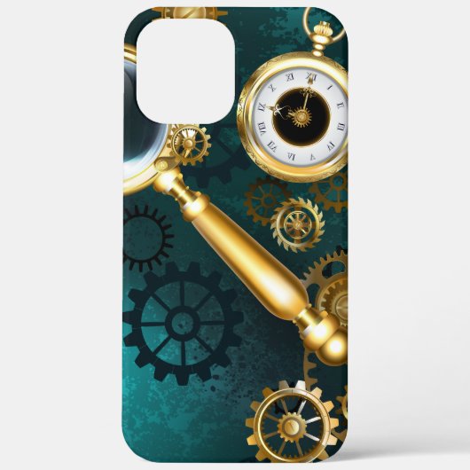 Vergrootglas in Steampunk stijl Case-Mate iPhone Case (Achterkant)