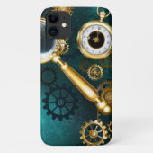 Vergrootglas in Steampunk-stijl Case-Mate iPhone Case (Achterkant)