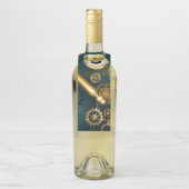 Vergrootglas in Steampunk-stijl Flessenhanger (Op fles)