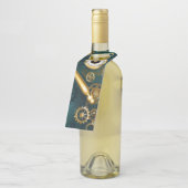 Vergrootglas in Steampunk-stijl Flessenhanger (Schuin)