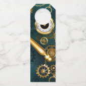 Vergrootglas in Steampunk-stijl Flessenhanger (Achterkant)