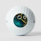 Vergrootglas in Steampunk-stijl Golfballen (Voorkant)