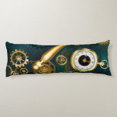 Vergrootglas in Steampunk-stijl Lichaamskussen (Achterkant)