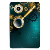 Vergrootglas in Steampunk-stijl Magneet (Verticaal)
