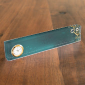 Vergrootglas in Steampunk-stijl Naambordje (Zijkant)