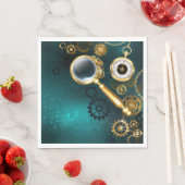 Vergrootglas in Steampunk-stijl Servet (Insitu)