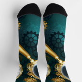 Vergrootglas in Steampunk stijl Sokken (Top)