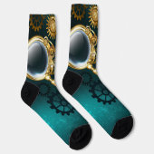 Vergrootglas in Steampunk stijl Sokken (Rechts)