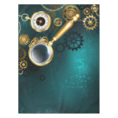 Vergrootglas in Steampunk-stijl Tafelkleed (Voorkant)