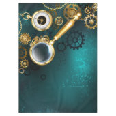 Vergrootglas in Steampunk-stijl Tafelkleed (Voorkant)