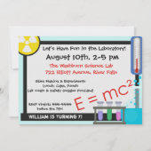 Vergrootglas Jongen Wetenschapper Verjaardag Uitno Kaart (Achterkant)