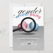 Vergrootglas Marbles Geslacht feest Kaart (Voorkant)