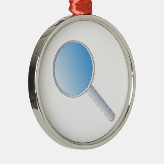 Vergrootglas Metalen Ornament (Rechts)