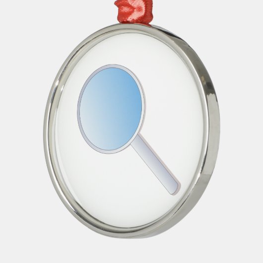 Vergrootglas Metalen Ornament (Links)