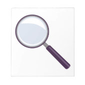 Vergrootglas Notitieblok (Voorkant)