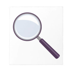 Vergrootglas Notitieblok