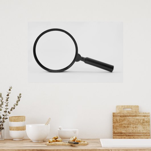 vergrootglas poster (Keuken)
