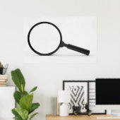 vergrootglas poster (Thuiskantoor)