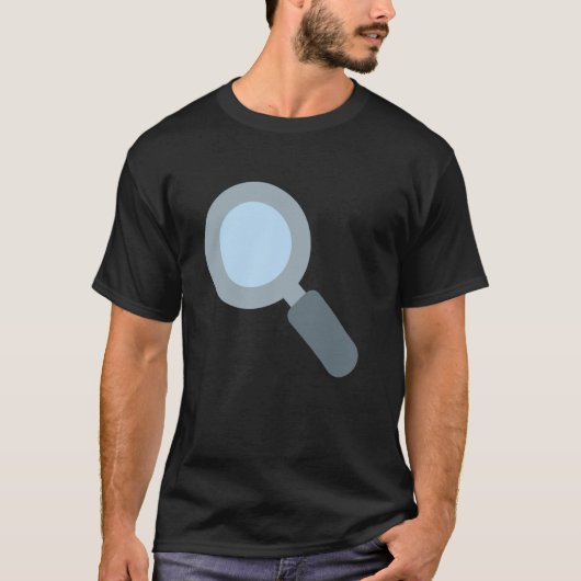 Vergrootglas Scheef naar Links T-shirt (Voorkant)