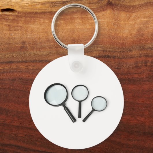 vergrootglas sleutelhanger (Voorkant)