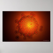 Vergrote blik op een eicel poster (Voorkant)