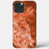 Vergrote bloem met lichte opluchting, bruine zalm Case-Mate iPhone case (Achterkant)