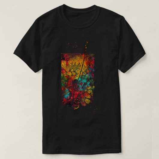 Vergrote huidsectie t-shirt (Design voorkant)