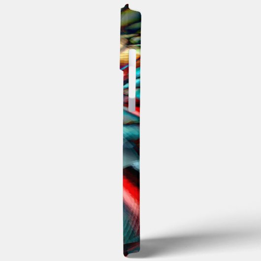 Vergrote pixelspiraal met gehammerde glazen toon Case-Mate iPhone case (Achterkant / Links)