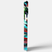 Vergrote pixelspiraal met gehammerde glazen toon Case-Mate iPhone case (Achterkant / Rechts)