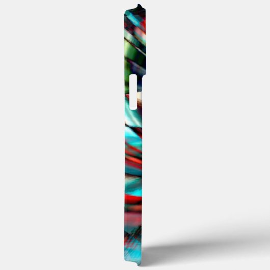 Vergrote pixelspiraal met gehammerde glazen toon Case-Mate iPhone case (Achterkant / Rechts)