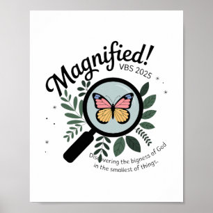 Vergrote Vbs 2025 Vlinder Ontdekt De Grootheid Poster