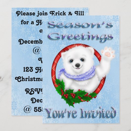 Vergroten Beer van de zee Kaart (Voorkant / Achterkant)