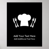 Vergroten naar Cook Kitchen of Restaurant Poster (Voorkant)