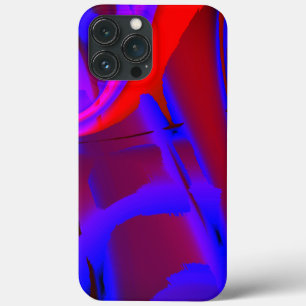Vergroting digitale verf met blauwdruk op wijn Case-Mate iPhone case