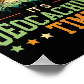 Vergroting en schijn Het is geocacher in de tijd Poster (Hoek)