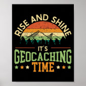 Vergroting en schijn Het is geocacher in de tijd Poster (Voorkant)