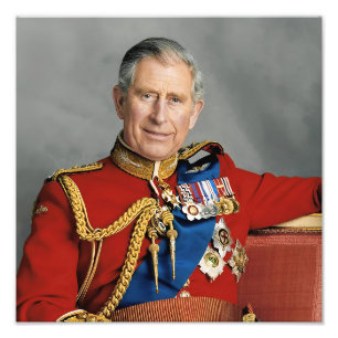 Vergroting foto van Koning Charles III Afdruk
