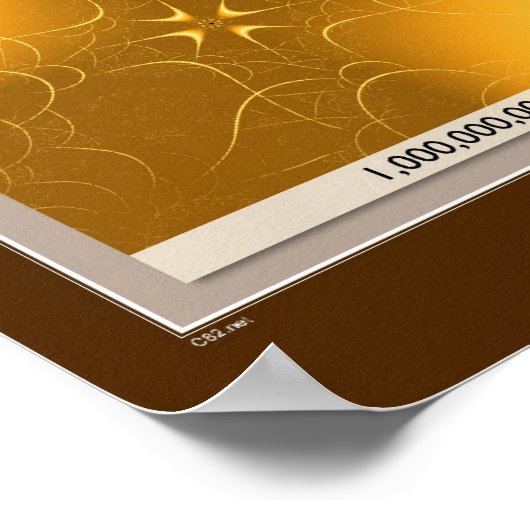 Vergroting - Sinaasappel Poster (Hoek)