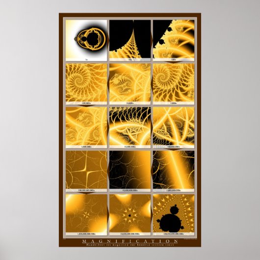 Vergroting - Sinaasappel Poster (Voorkant)