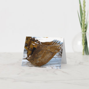 Vergroting van de bouw van het remodellering dank  bedankkaart