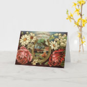 Vergroting van het liefhebben van Birthday Kaart (Gele Bloem)