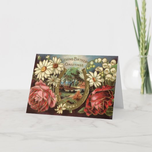 Vergroting van het liefhebben van Birthday Kaart (Voorkant)