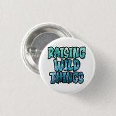 Vergroting van wilde dingen ronde button 3,2 cm (Voorkant /achterkant)